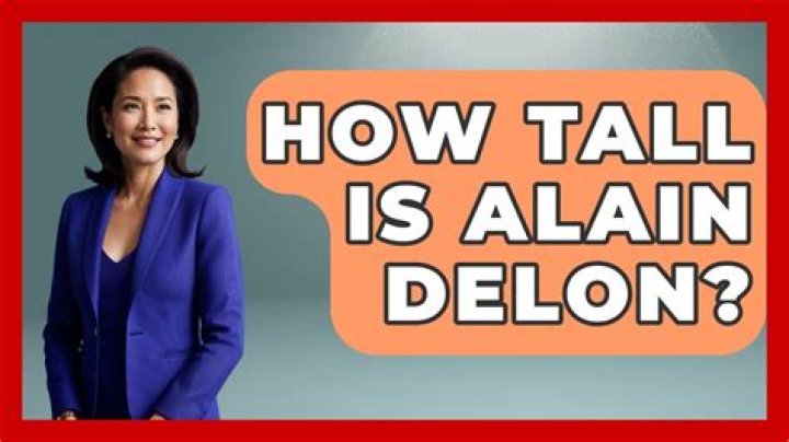 How tall is Alain Delon